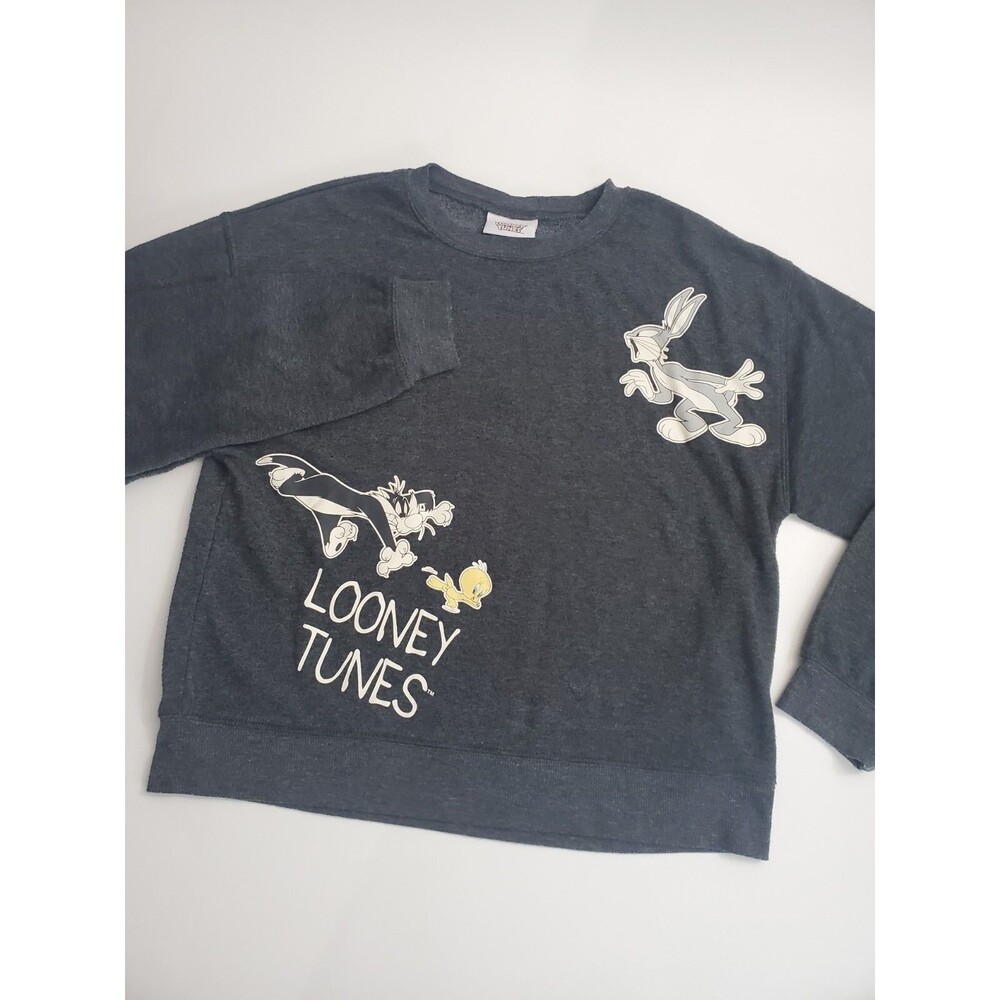 Looney Tunes Pullover Long‎ Sleeve Sweatshirt, M